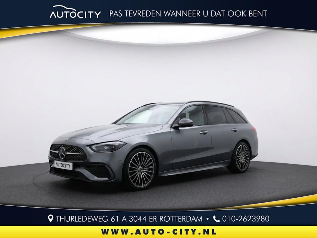 Mercedes-Benz C-klasse Estate - 200 Edition AMG Line Panorama l Trekhaak l Bi Color Leder l Burm - AutoWereld.nl