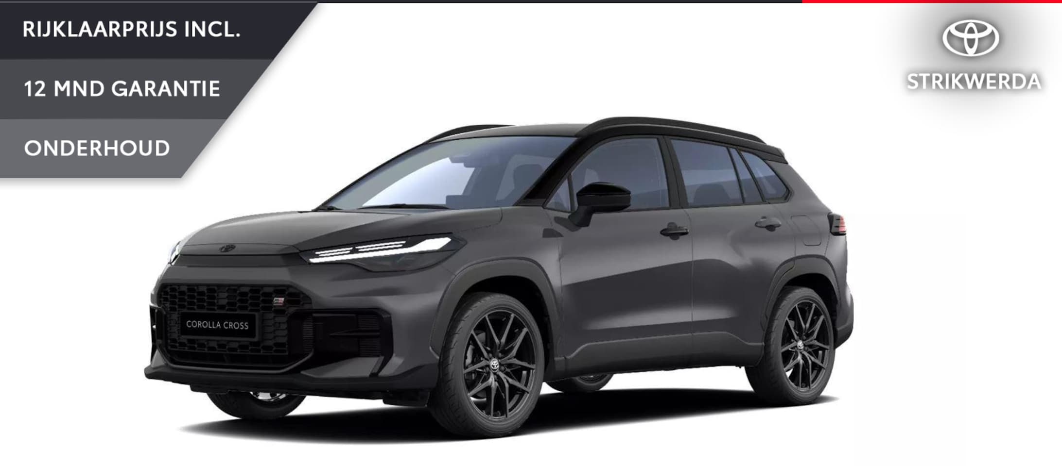 Toyota Corolla Cross - Hybrid 180 GR Sport | Nieuw op voorraad | - AutoWereld.nl