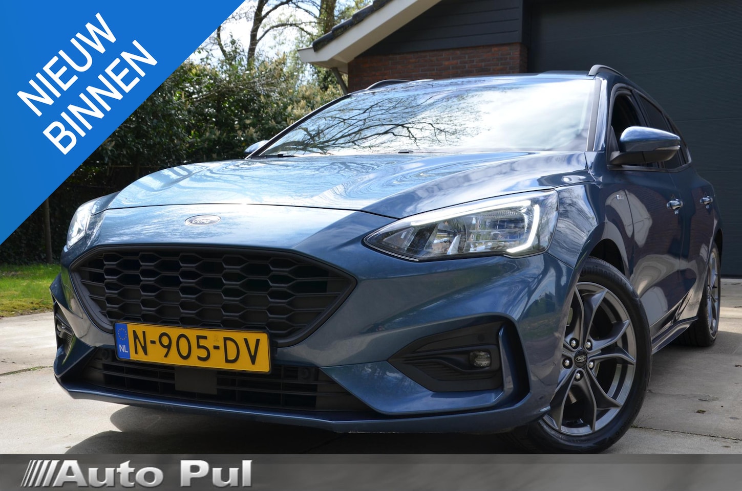 Ford Focus Wagon - 1.0 EcoBoost Hybrid ST Line X Business Navi/Pdc/Ecc/Led/Achteruitrijcamera/Cr-Controle/Pri - AutoWereld.nl