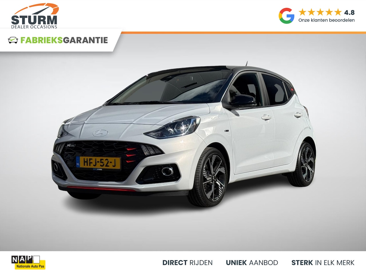 Hyundai i10 - 1.0 T-GDI N Line 5-zits 1.0 T-GDI N Line 5-zits - AutoWereld.nl