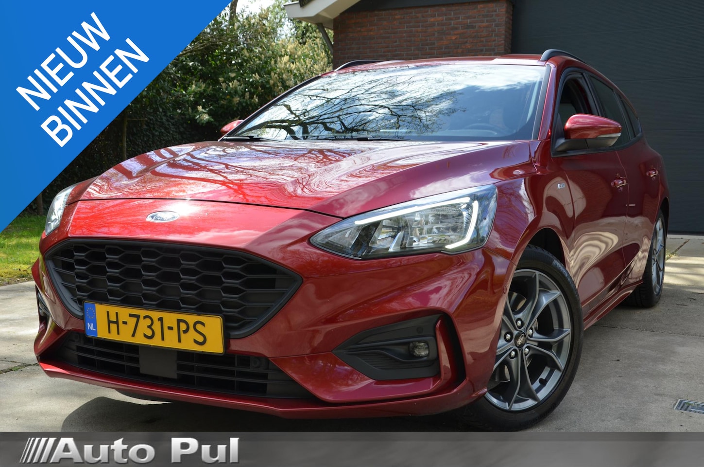 Ford Focus Wagon - 1.0 EcoBoost ST Line Business Navi/Pdc/Ecc/Led/Stoel Stuur & ruitverwarming/Cr-Controle/Ac - AutoWereld.nl