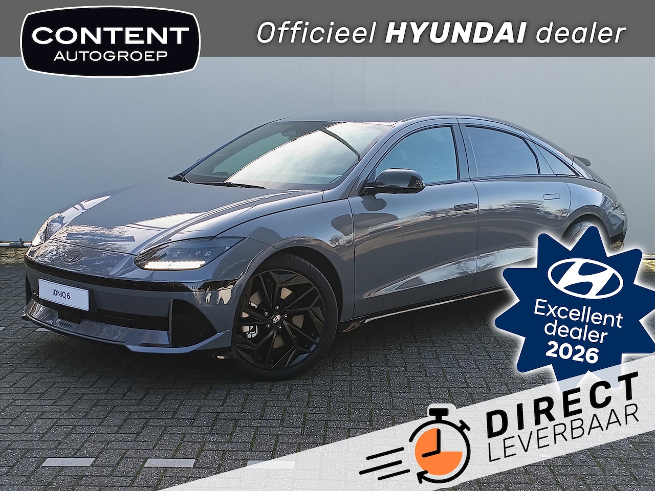 Hyundai IONIQ 6 - 77,4 kWh 229pk RWD Business I UNIEKE PRIJS DIRECT LEVERBAAR - AutoWereld.nl