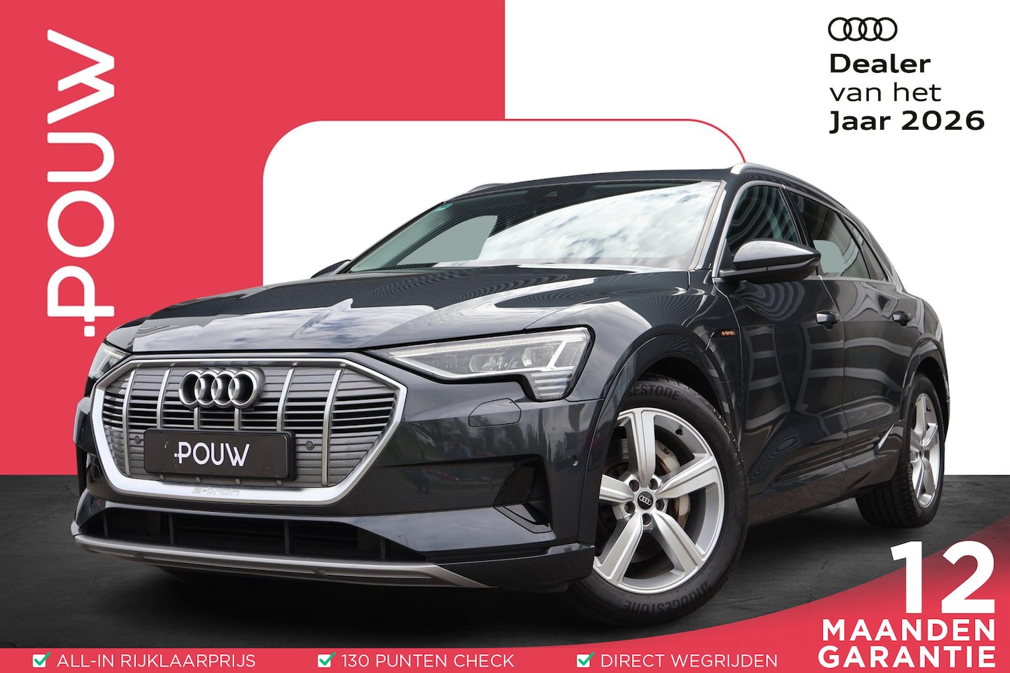 Audi e-tron - 55 408pk quattro Business Edition 95kWh | Trekhaak Afneembaar | Elek. Stoelen + Memory | I - AutoWereld.nl