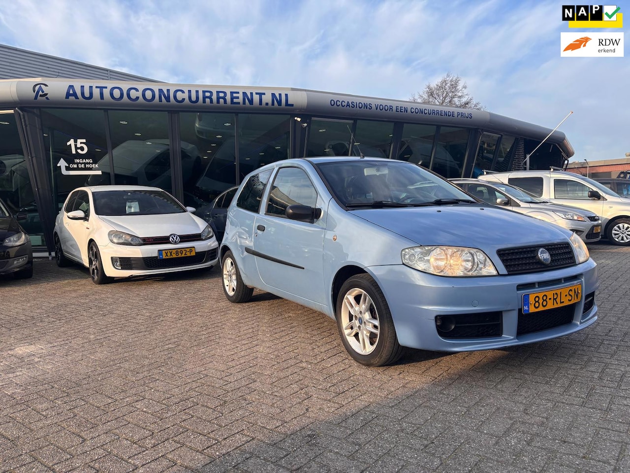 Fiat Punto - 1.2 Navigator 1.2 Navigator, Airco, Inruil mogelijk. - AutoWereld.nl
