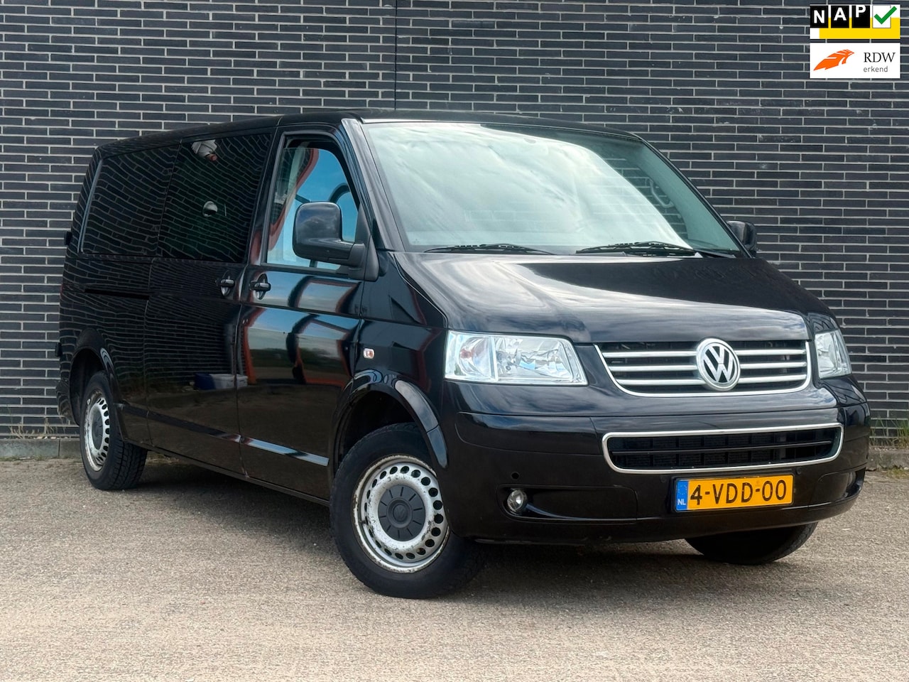 Volkswagen Transporter - 2.5 TDI 340 Trendline DC 2.5 TDI 340 Trendline DC Airco, Automaat! - AutoWereld.nl