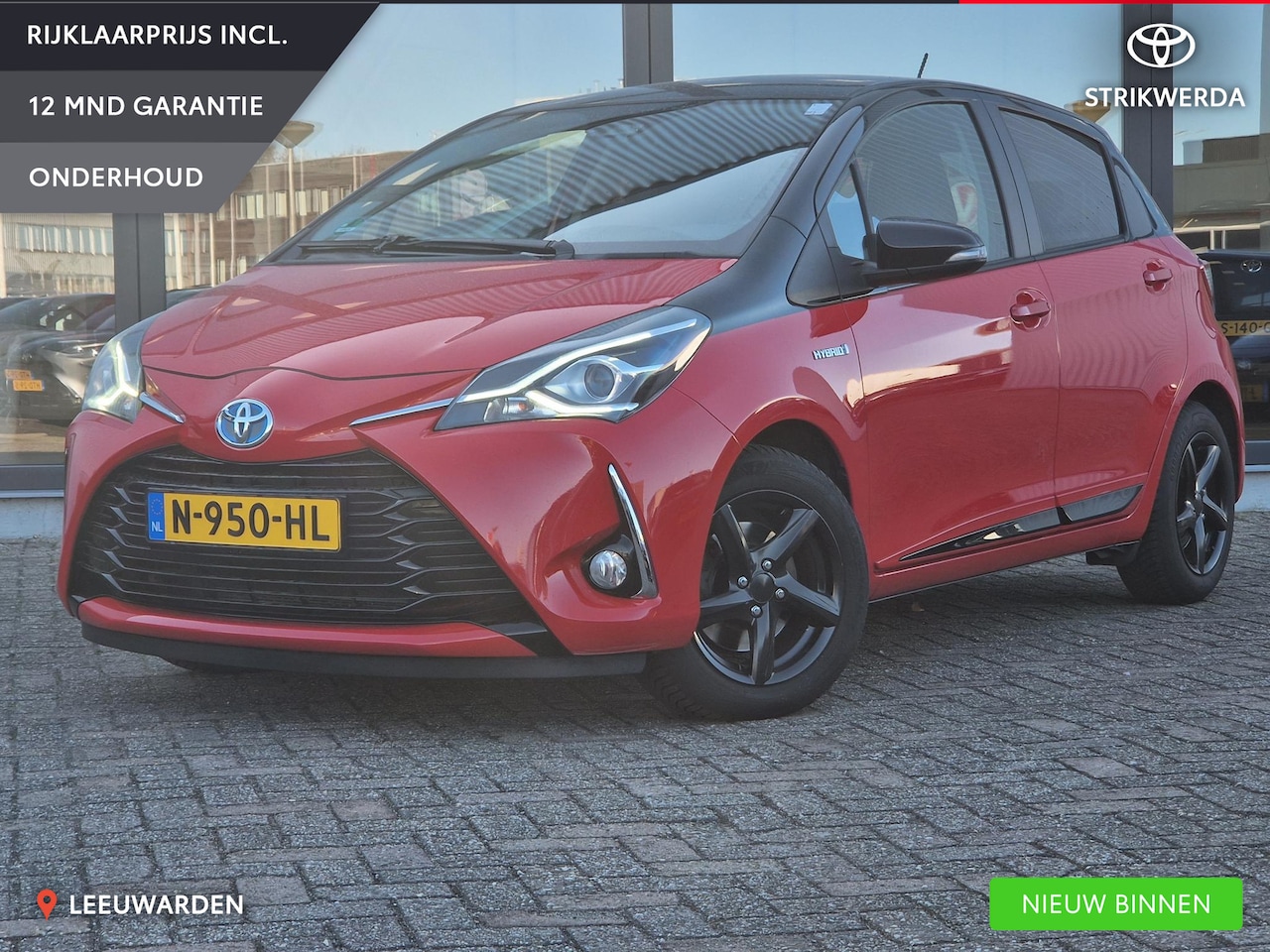 Toyota Yaris - 1.5 Hybrid Dynamic Red - AutoWereld.nl