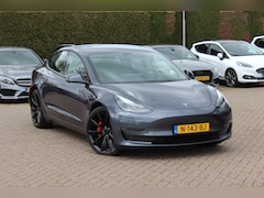 Tesla Model 3 - Performance AWD 75 kWh / SoH 90, 3% / Autopilot / Panoramadak / Camera / Leder / 20'' / Le