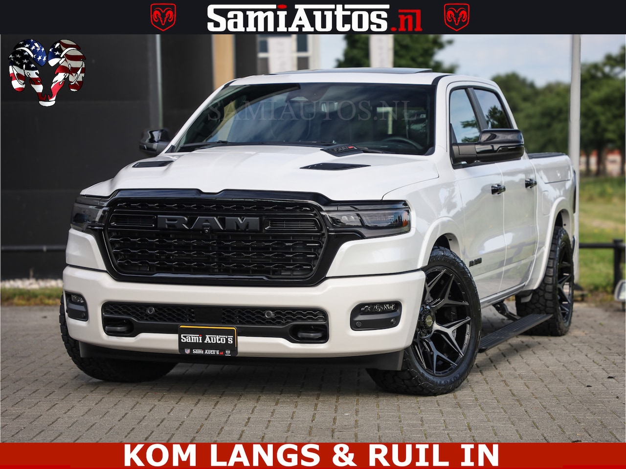 Dodge Ram 1500 - Limited Night High Output 540HP 706Nm | Massage + Full Option | De Meest Luxe en Volle Pic - AutoWereld.nl