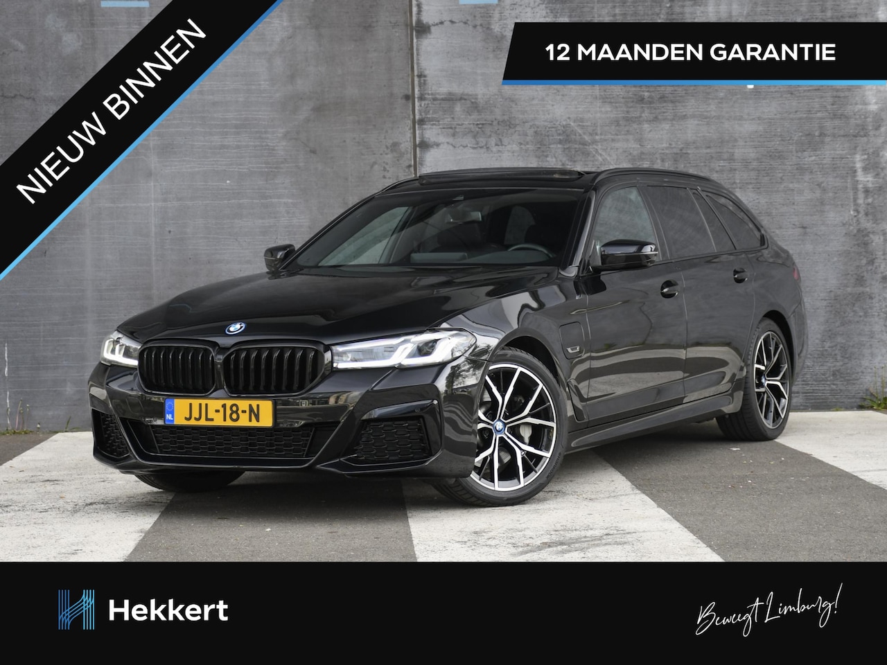 BMW 5-serie Touring - 530e M-Sport 292pk PHEV Automaat SCHUIF-DAK | 19''LM | LEDER | 360 CAM. | NAVI | APPLE-CAR - AutoWereld.nl