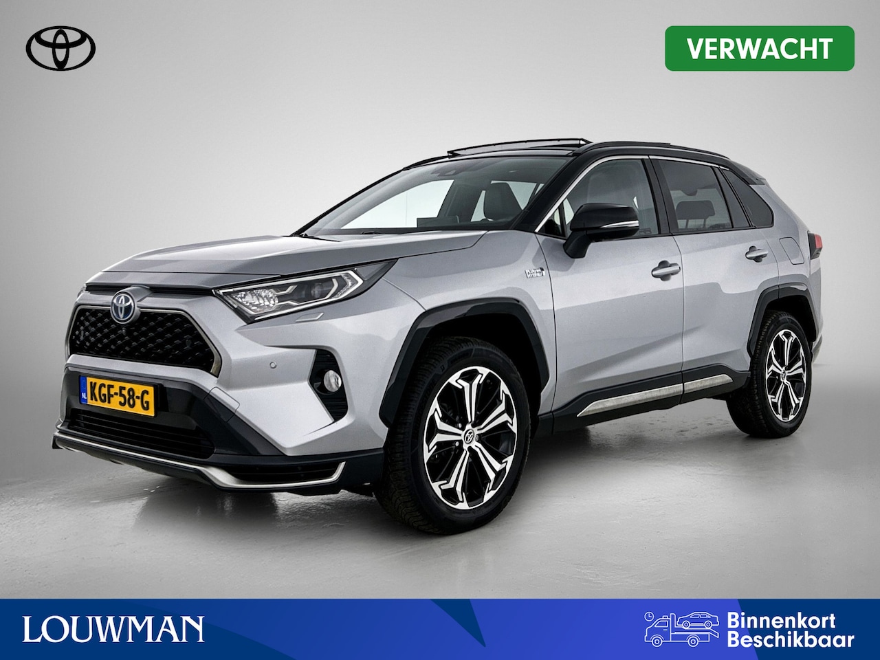 Toyota RAV4 - 2.5 Plug-in Hybrid AWD Bi-Tone Plus | Elektrisch glazen panorama dak | Dealeronderhouden | - AutoWereld.nl