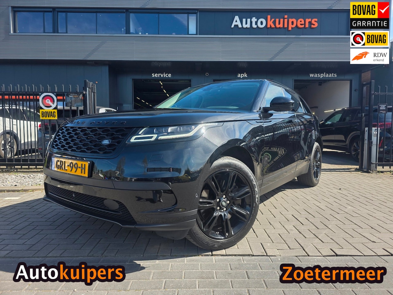 Land Rover Range Rover Velar - 2.0 P400e | Met o.a. Meridian Sound System, lederen bekleding, stoelverw, elektr. uitkl. t - AutoWereld.nl