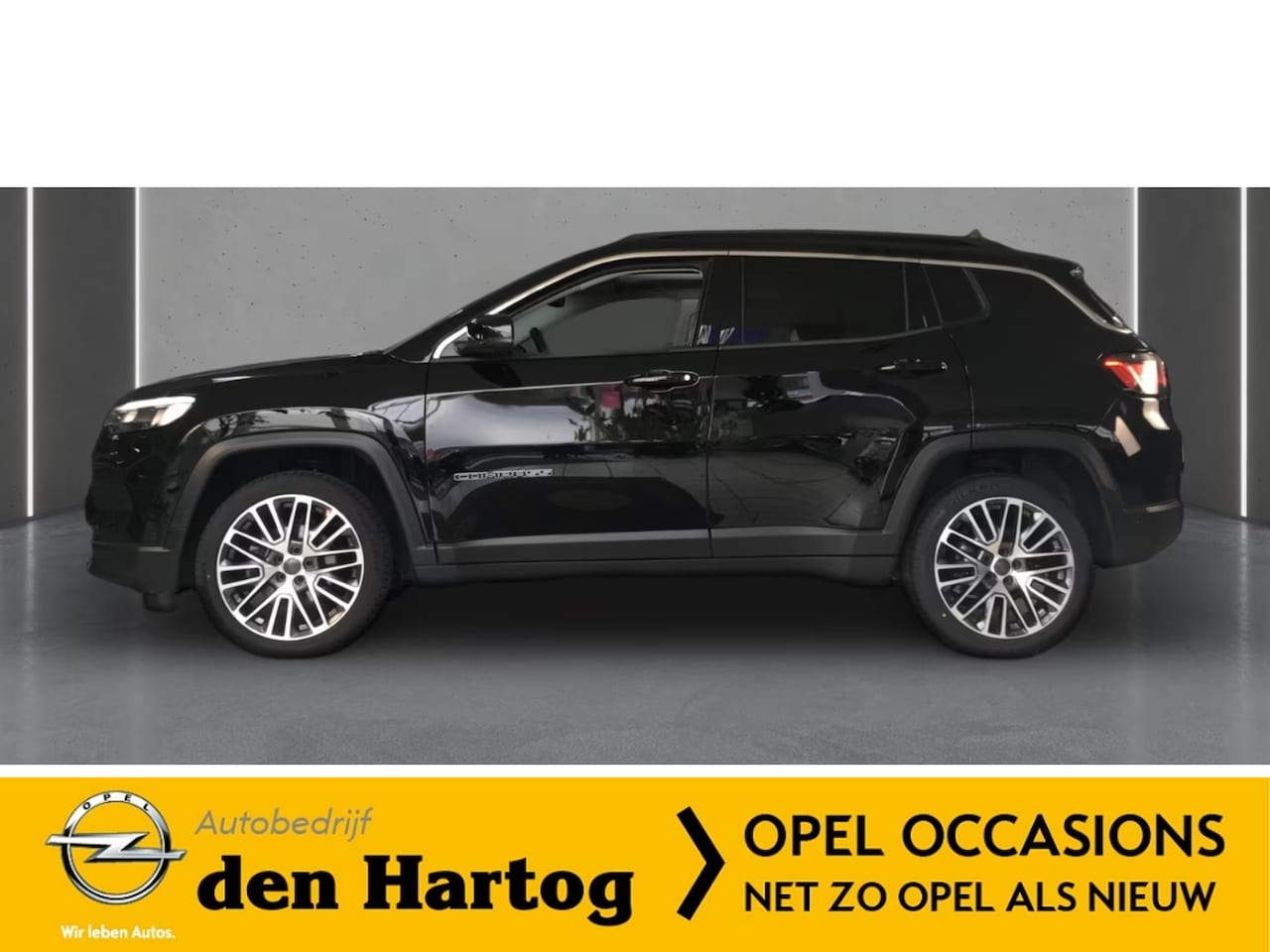 Jeep Compass - 1.5T e-Hybrid Altitude Panorama Dak/19 inch/stoel en stuurverwarming. - AutoWereld.nl