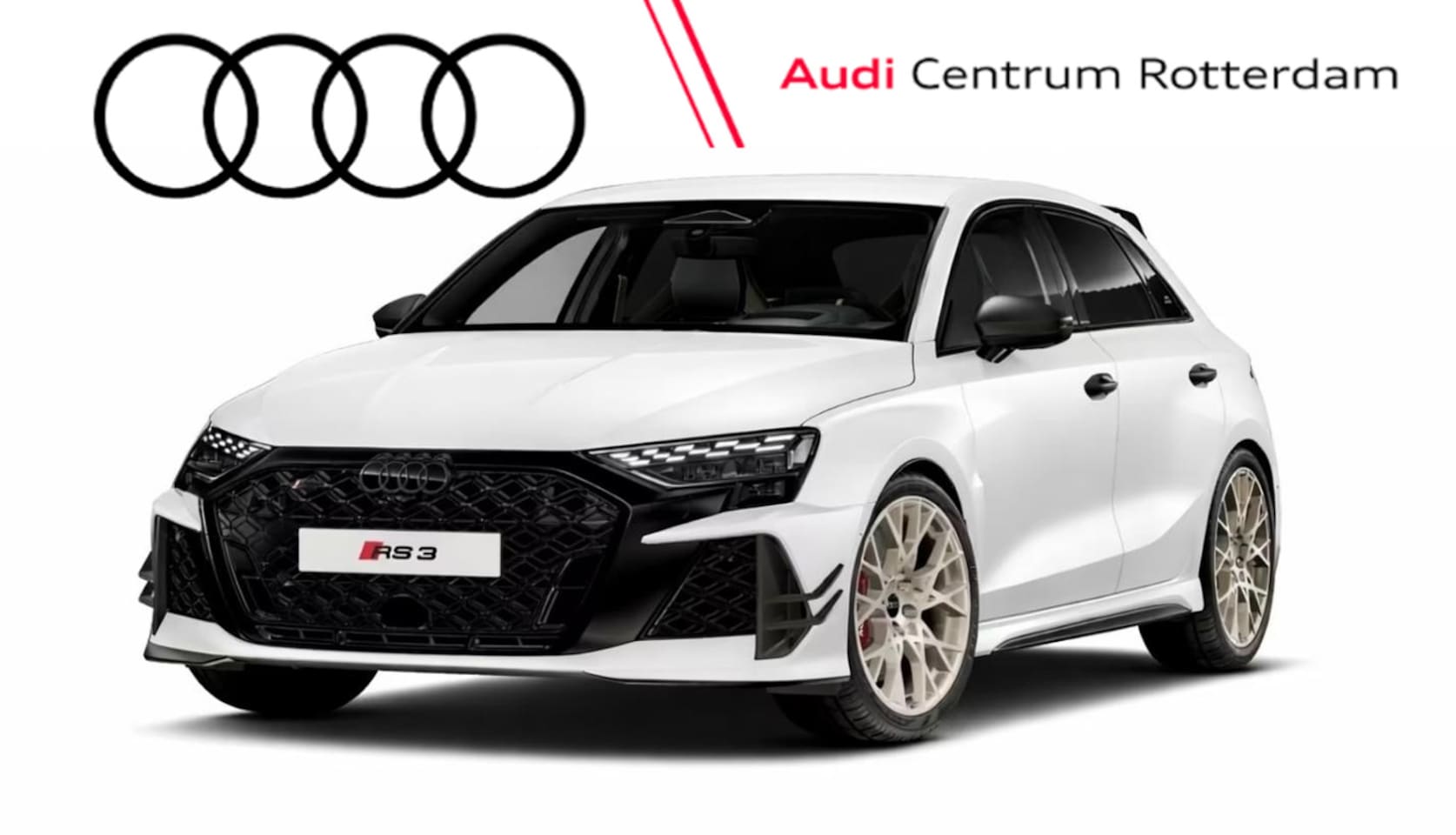 Audi RS3 - Sportback quattro competition limited nr. 594 | Lak Gletsjerwit mat Exclusive | RS schaals - AutoWereld.nl