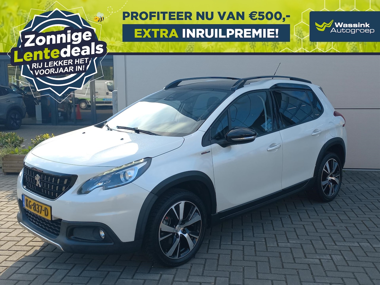 Peugeot 2008 - 1.2T 130pk GT-Line | LENTEDEALS | Climate control | Navigatie | Trekhaak (1250kg) | Panora - AutoWereld.nl