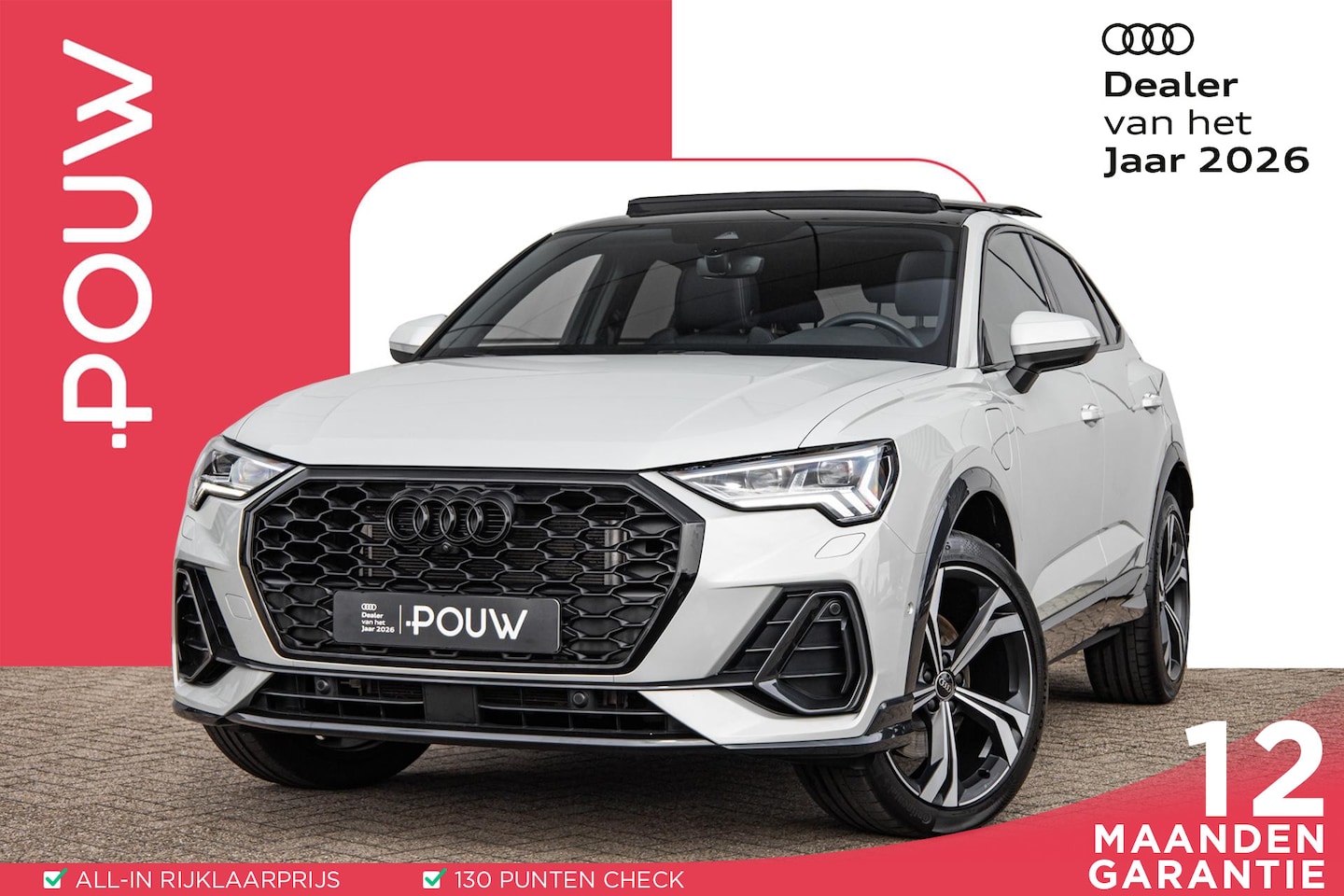 Audi Q3 Sportback - 45 TFSIe 245pk S Edition | 20" LMV | Panoramadak | Ambiance Verlichting | 360 Camera | Son - AutoWereld.nl