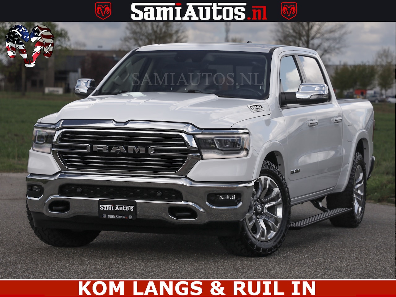 Dodge Ram Pick Up - BOM VOL | 5.7 V8 HEMI 402 PK | LUCHTVERING | ADAPTIVE CRUISE | PANODAK | 360 CAMERA | OPEN - AutoWereld.nl