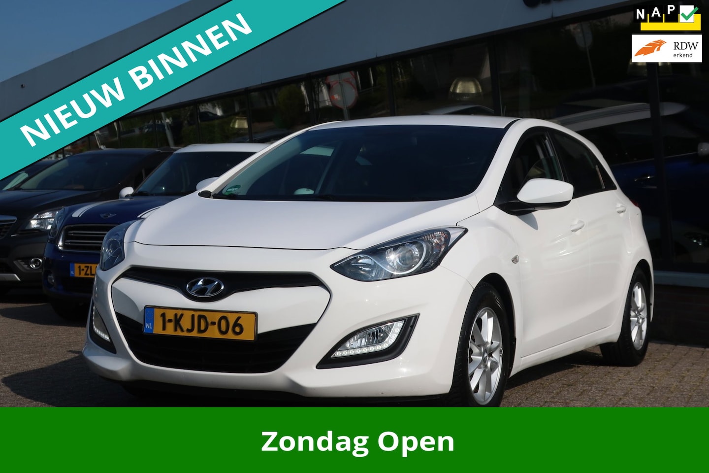 Hyundai i30 - 1.6 GDI i-Motion Plus LED_AIRCO_CRUIS_PDC_LMV_NAP. - AutoWereld.nl