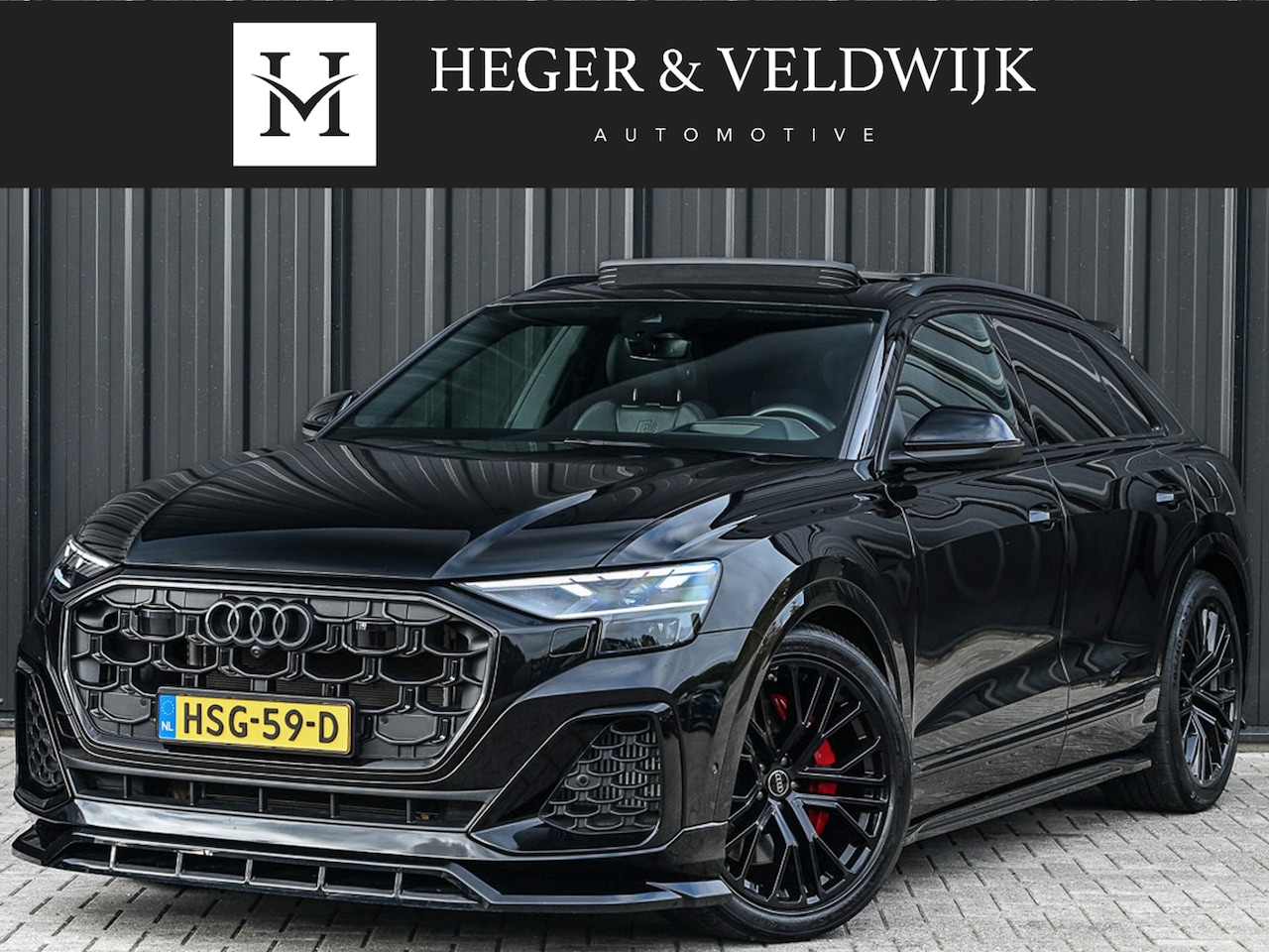 Audi Q8 - 60 TFSI e QUATTRO PRO LINE S COMPETITION | PANORAMADAK | LUCHTVERING | BLACK-OPTIC | MEMOR - AutoWereld.nl