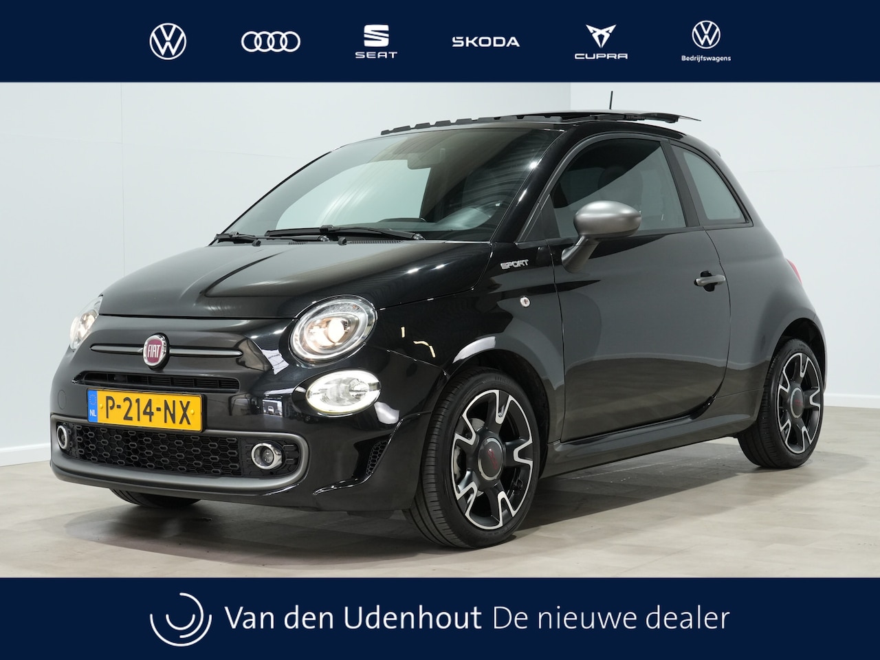 Fiat 500 - Sport 1.0 69pk Hybrid Panoramadak | Carplay/Android | Navi | PDC | 16" 124 - AutoWereld.nl