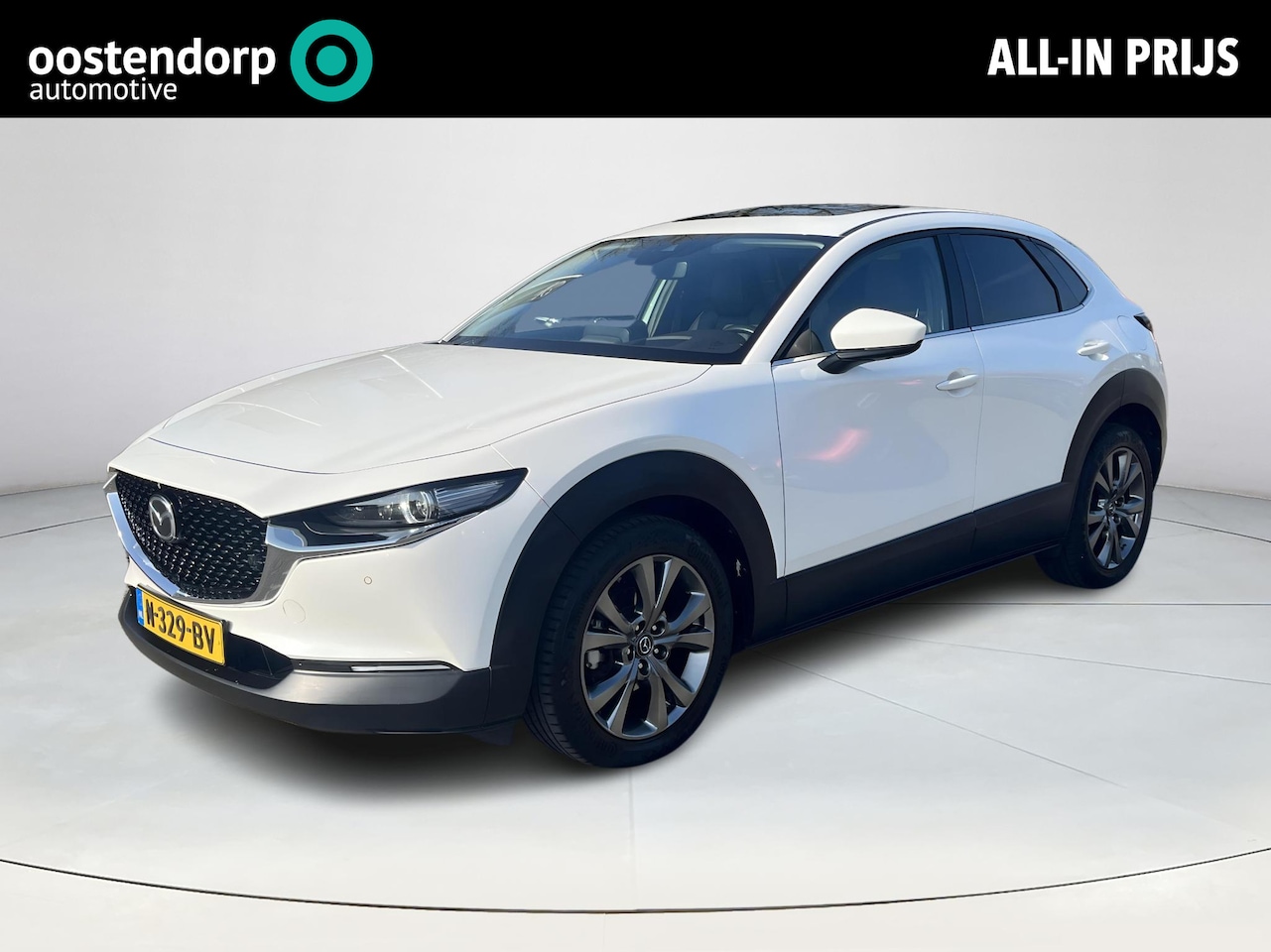 Mazda CX-30 - 2.0 e-SkyActiv-X M Hybrid Luxury | Elektrisch glazen schuif-/kanteldak | Trekhaak | - AutoWereld.nl