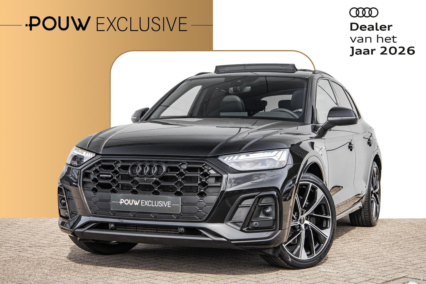 Audi Q5 - 55 TFSIe 367pk PHEV quattro Competition | 21" LMV | Luchtvering | Panoramdak | Leder | Sto - AutoWereld.nl