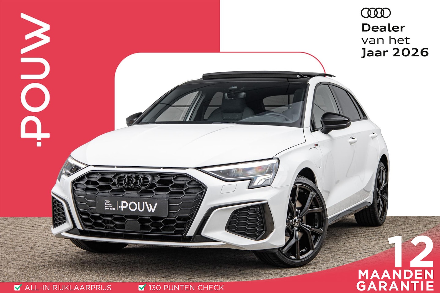 Audi A3 Sportback - 45 TFSIe 245pk PHEV S Edition Competition | 19" LMV | Panoramadak | B&O Audio | Alcantara - AutoWereld.nl