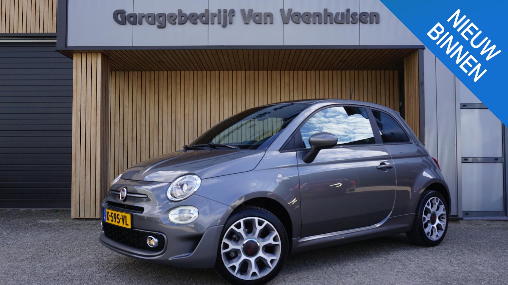 Fiat 500 - 1.2 69pk Sport Virtual Cockpit H-leder 16inch LM Clima Cruise Control  77030km! - AutoWereld.nl