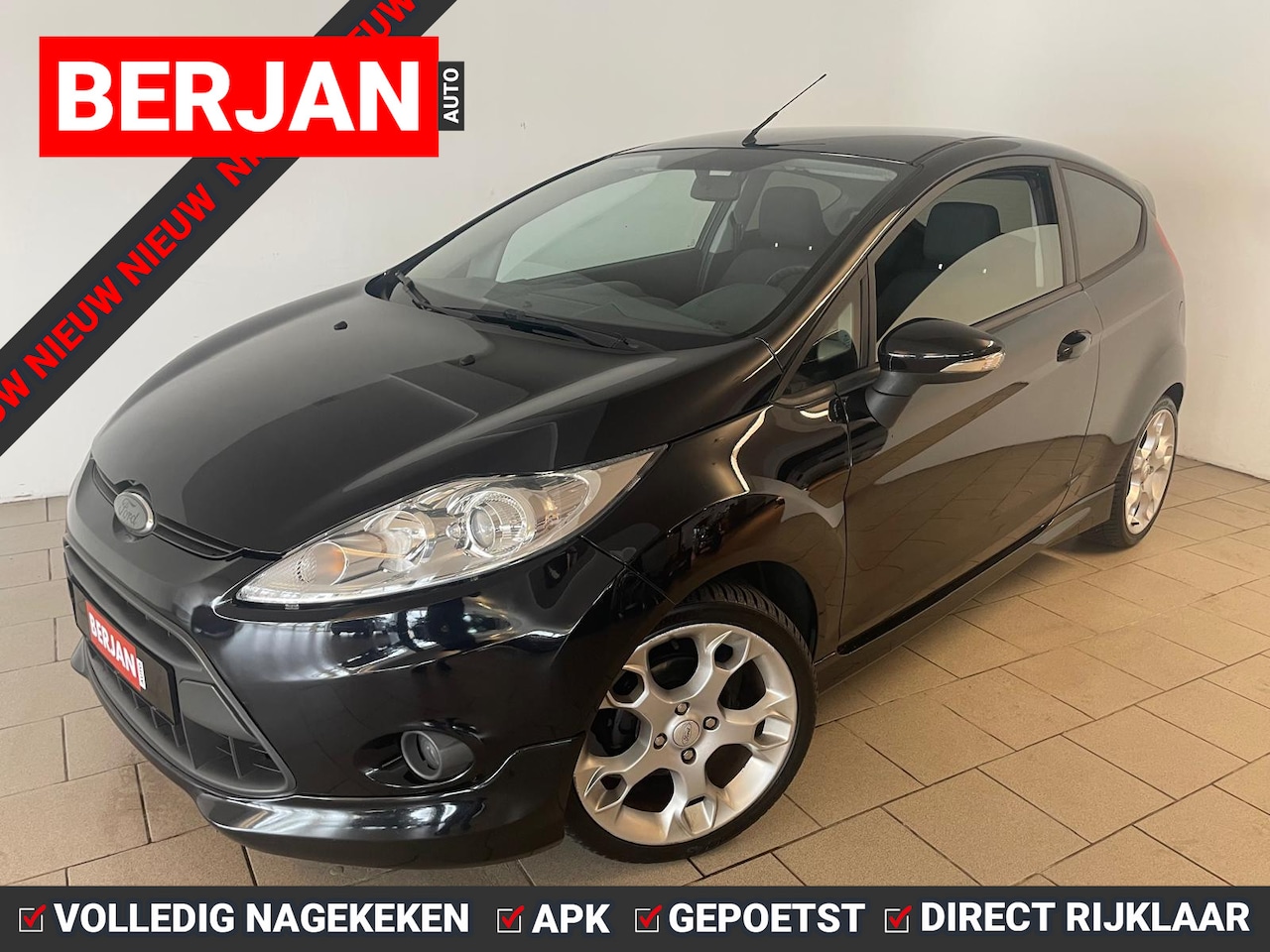 Ford Fiesta - 1.6 Sport AIRCO STOELVERW SPOILERS LM VELGEN PRIVACY GLAS NWE APK INRUIL MOG KEURIGE AUTO - AutoWereld.nl
