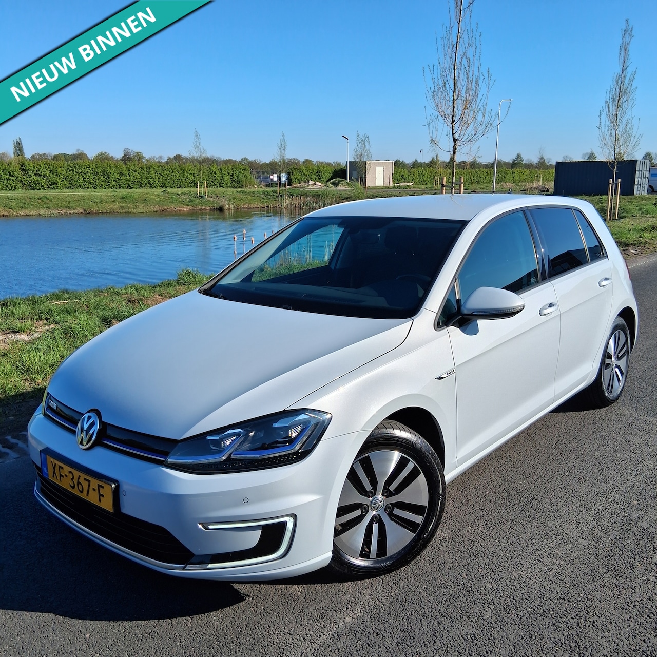 Volkswagen e-Golf - e-Golf Volkswagen ELEKTRISCHE E-Golf 136pk DSG 2019 White Silver - AutoWereld.nl