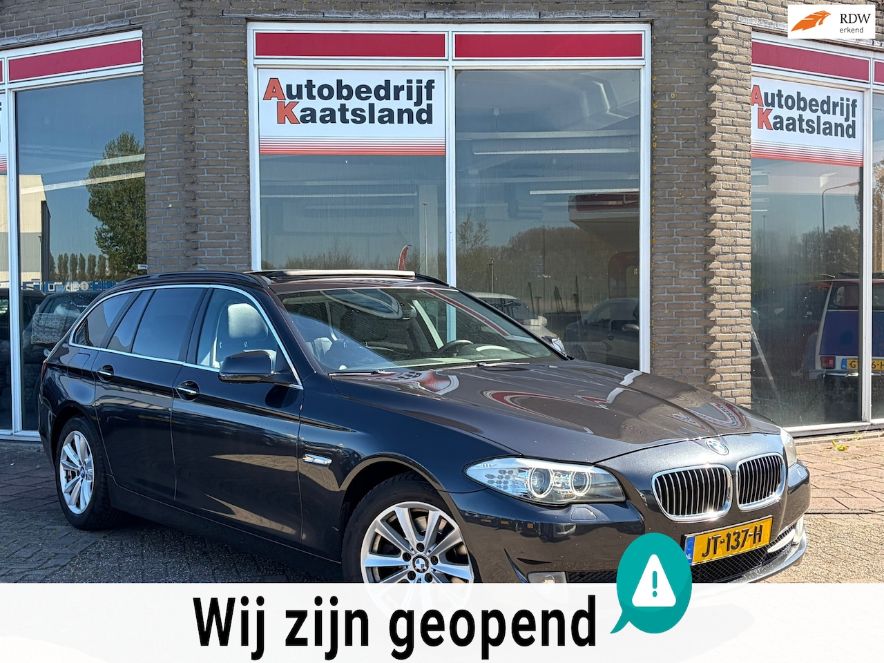 BMW 5-serie Touring - 520d High Executive - Pano Dak - Xenon - Cruise - Clima - 2013 - AutoWereld.nl