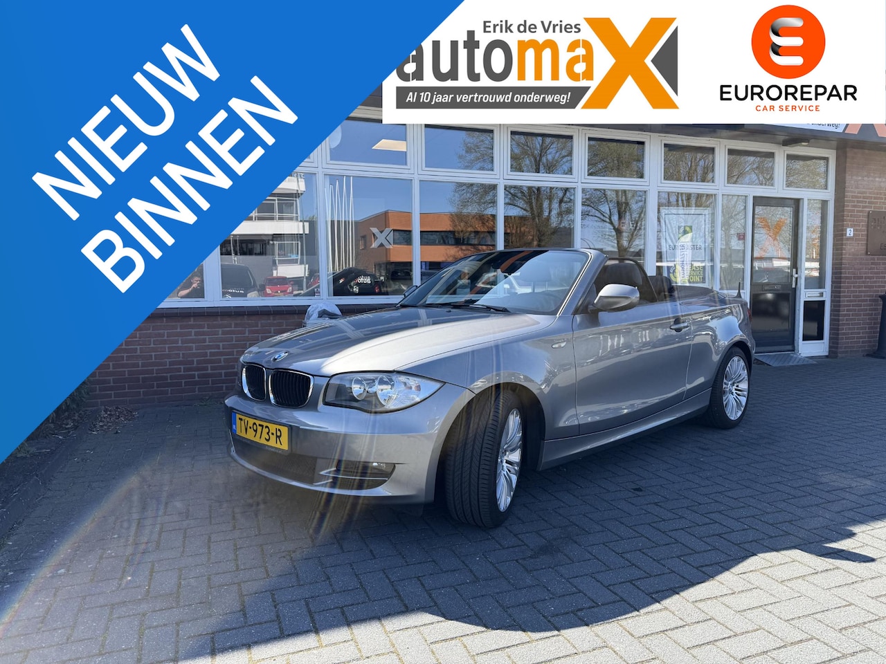 BMW 1-serie Cabrio - 120i High Executive Volledig onderhoud aanwezig - AutoWereld.nl
