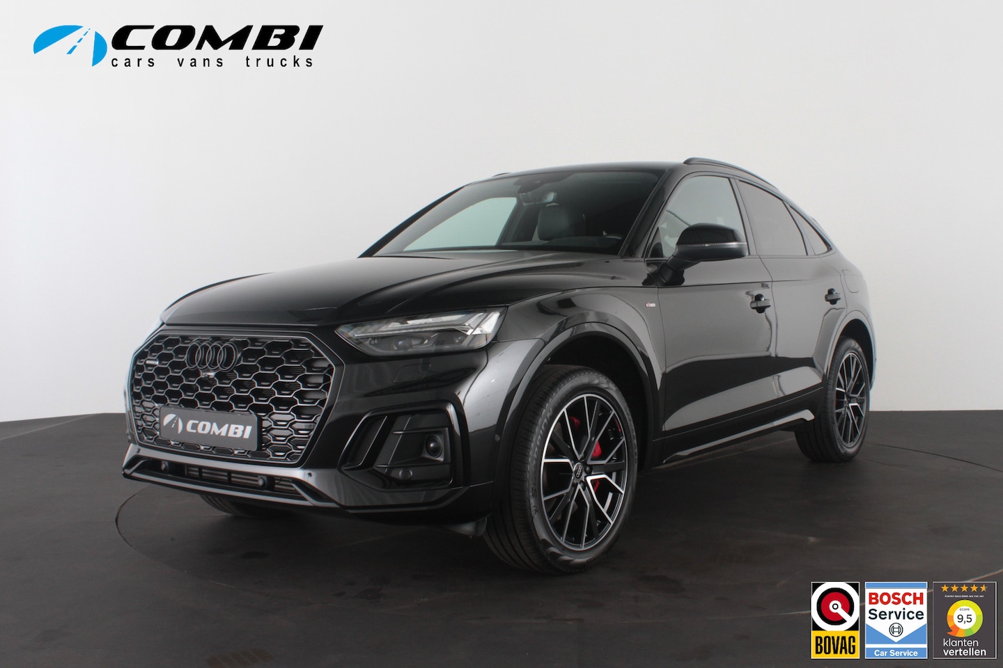 Audi Q5 Sportback - 55 TFSI e S line edition Competition > 368pk/Black Optiek/Hulppakket Tour/Mythos Black... - AutoWereld.nl