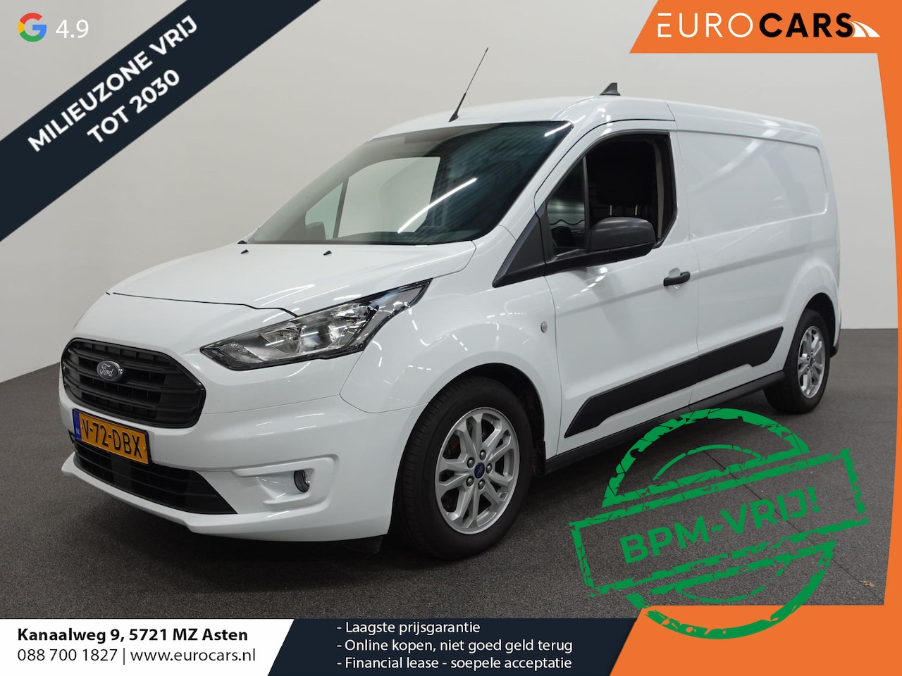 Ford Transit Connect - 1.5 EcoBlue L2 Trend Automaat Trekhaak Airco Bluetooth Camera Cruise Control Trekhaak - AutoWereld.nl