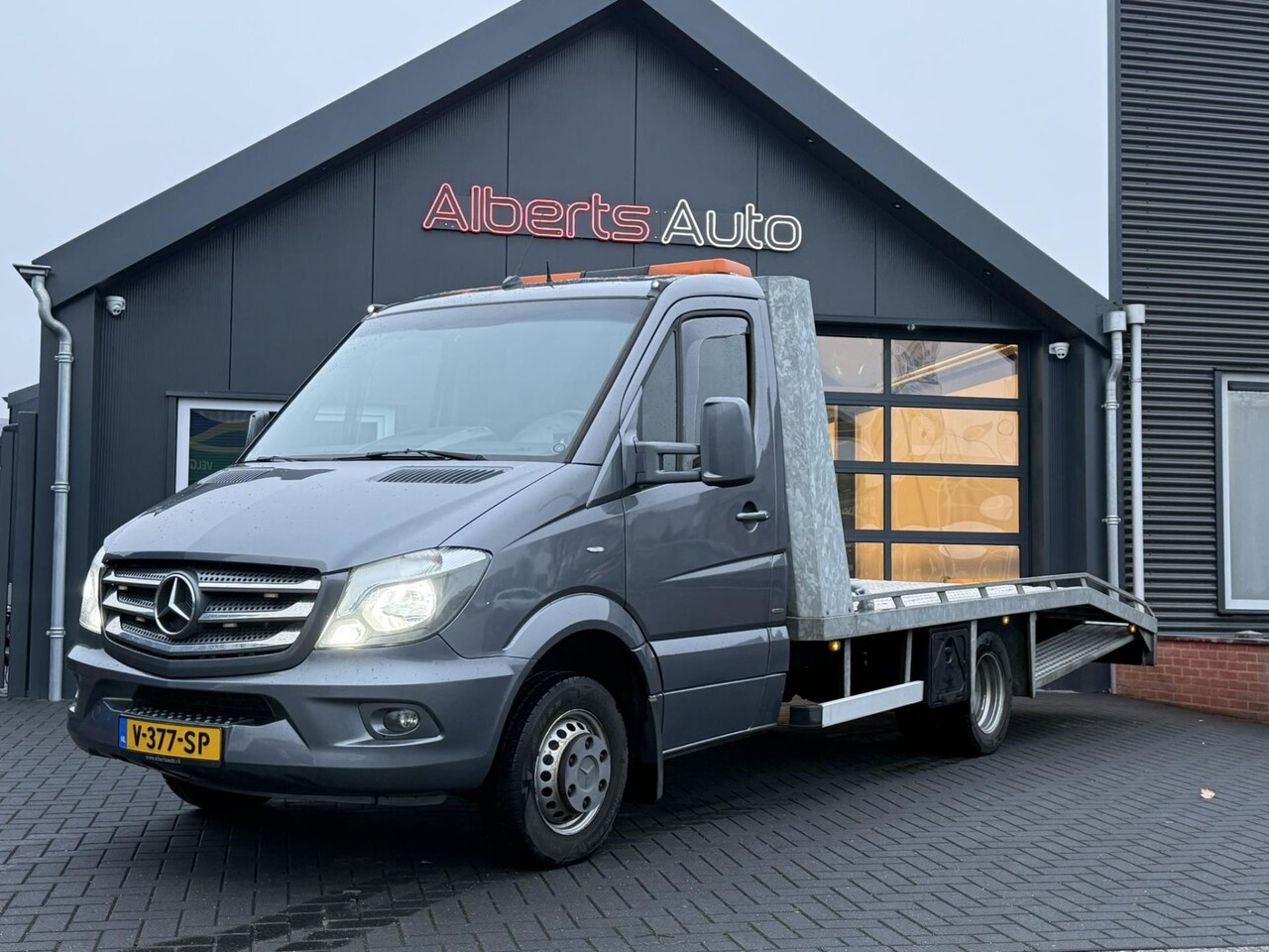 Mercedes-Benz Sprinter - 516 CDI MARGE! OPRIJWAGEN AUTOTRANSPORTER | AUTOMAAT | LED | LEDER | - AutoWereld.nl