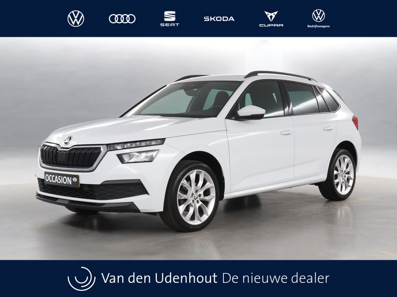 Skoda Kamiq - 1.0 TSI 110pk Sport Business DSG / Navigatie / Stoelverwarming / Parkeersensoren / 18" - AutoWereld.nl
