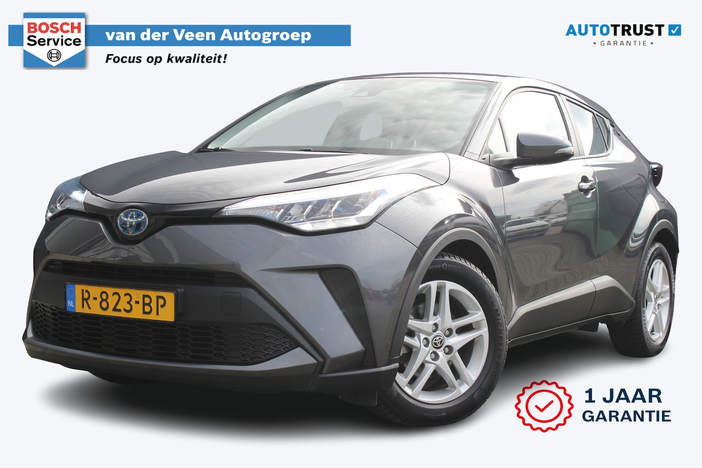Toyota C-HR - 1.8 Hybrid Active | Incl. 12 maanden garantie | Cruise control | Achteruitrijcamera | Clim - AutoWereld.nl