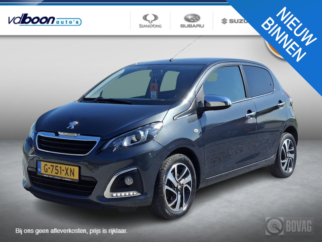 Peugeot 108 - 1.0 e-VTi Allure AIRCO | LMV | CAMERA | NL-auto | rijklaarprijs !! - AutoWereld.nl