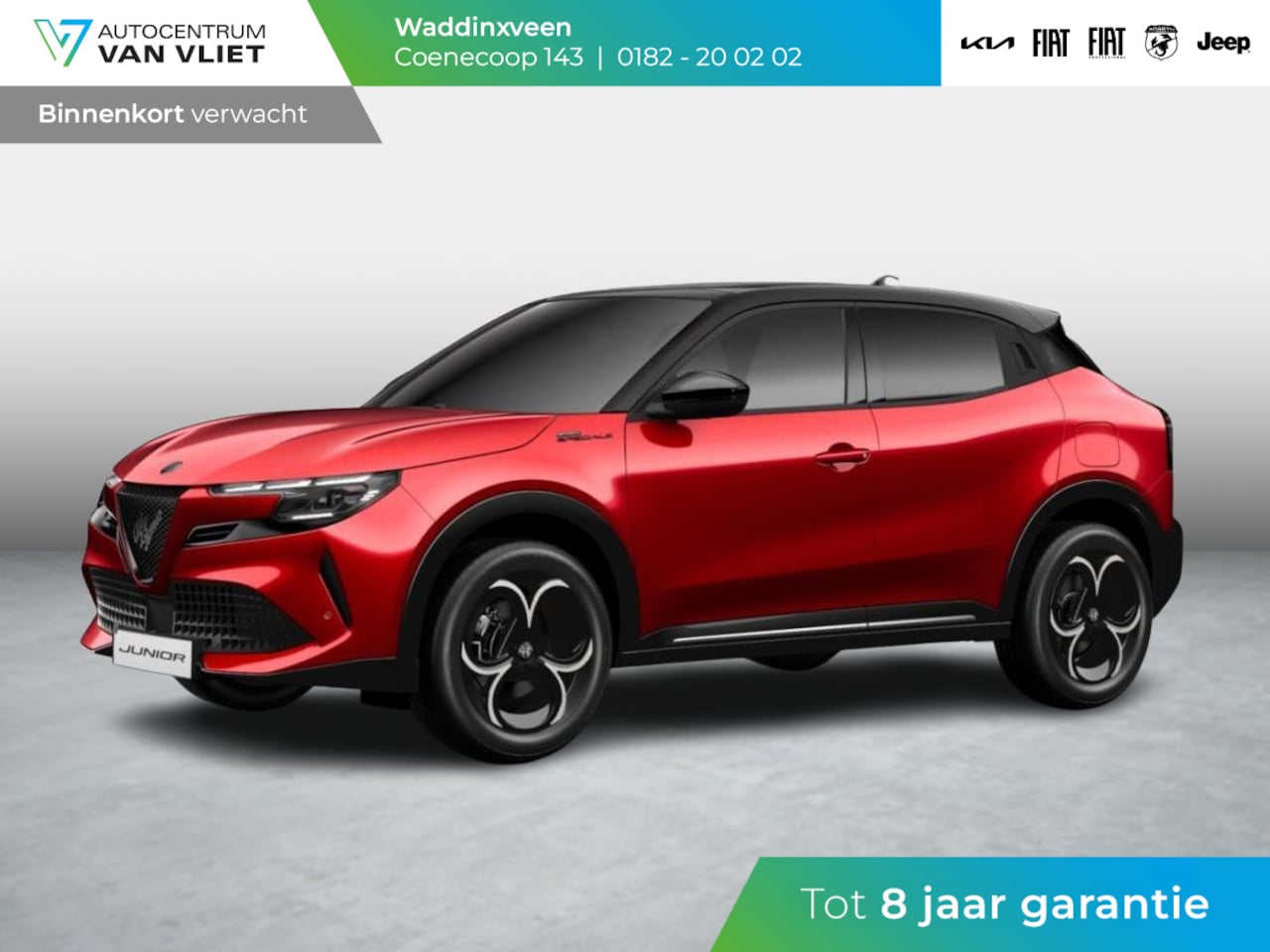 Alfa Romeo Junior - 1.2 Turbo Hybrid Ibrida Q4 Sport Speciale | Schuif/Kanteldak | Techno Pack | Bicolore - AutoWereld.nl