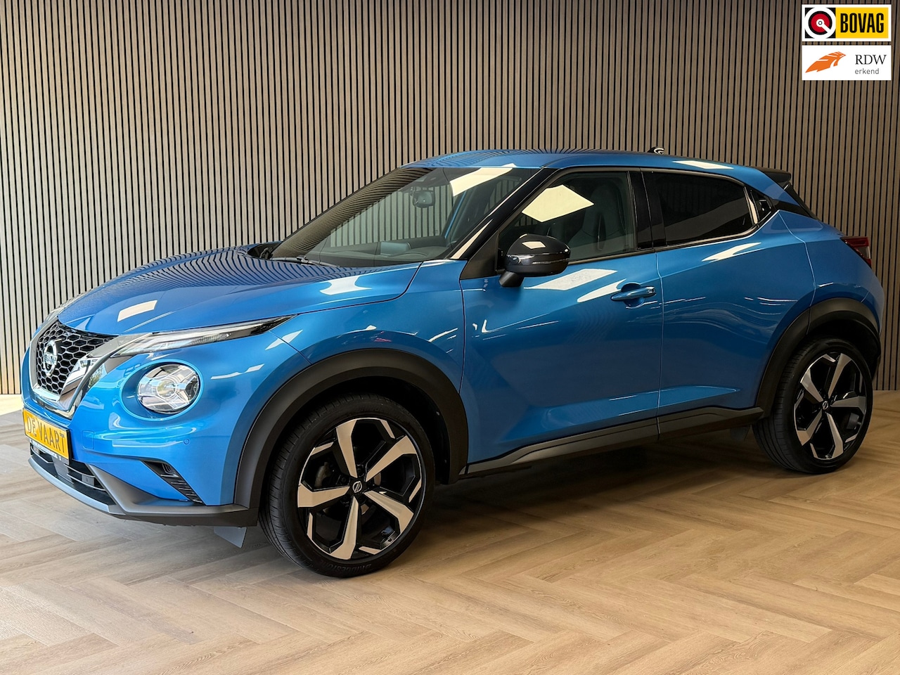 Nissan Juke - 1.0 DIG-T CAMERA 360° APPLE CARPLAY PDC CRUISE AIRCO AUX USB AUTO-HOLD START/STOP KEYLESS- - AutoWereld.nl