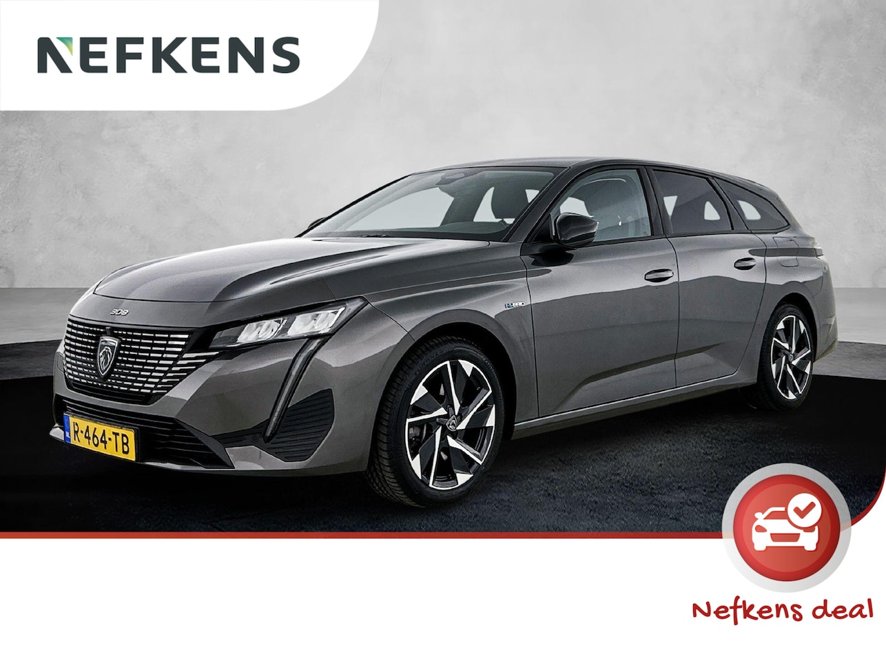 Peugeot 308 SW - HYbrid Allure Pack 180pk Automaat | 1ste eigenaar | Camera | LEER/Stof | Verwarmde voorrui - AutoWereld.nl