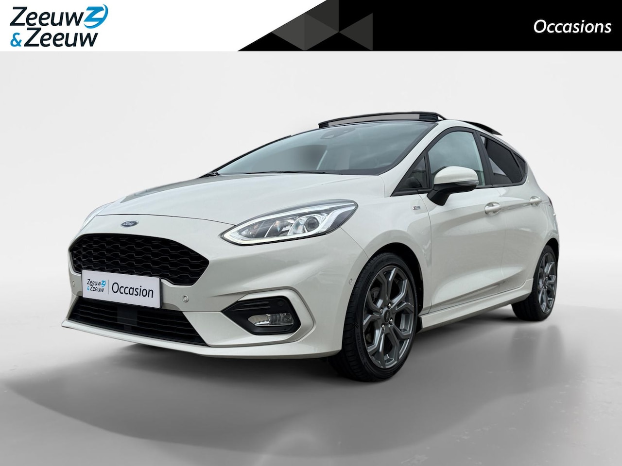 Ford Fiesta - 1.0 EcoBoost Hybrid ST-Line | Panorama dak | Winter pack | Parkeersensoren voor en achter - AutoWereld.nl