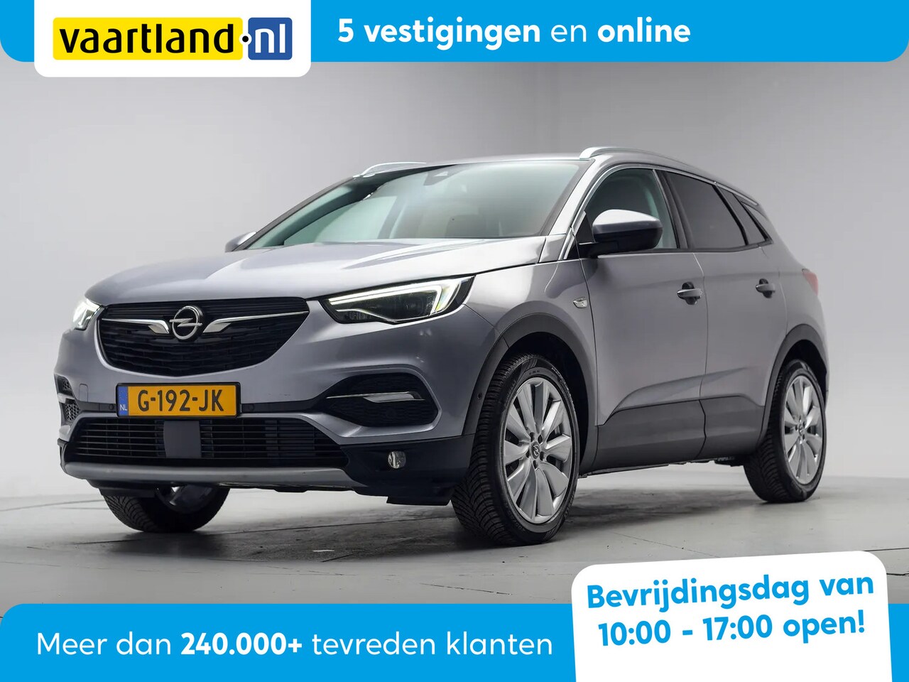 Opel Grandland X - 1.2 Turbo Business Executive [ Stoel&stuurverwarming, Carplay Dodehoek detectie] - AutoWereld.nl