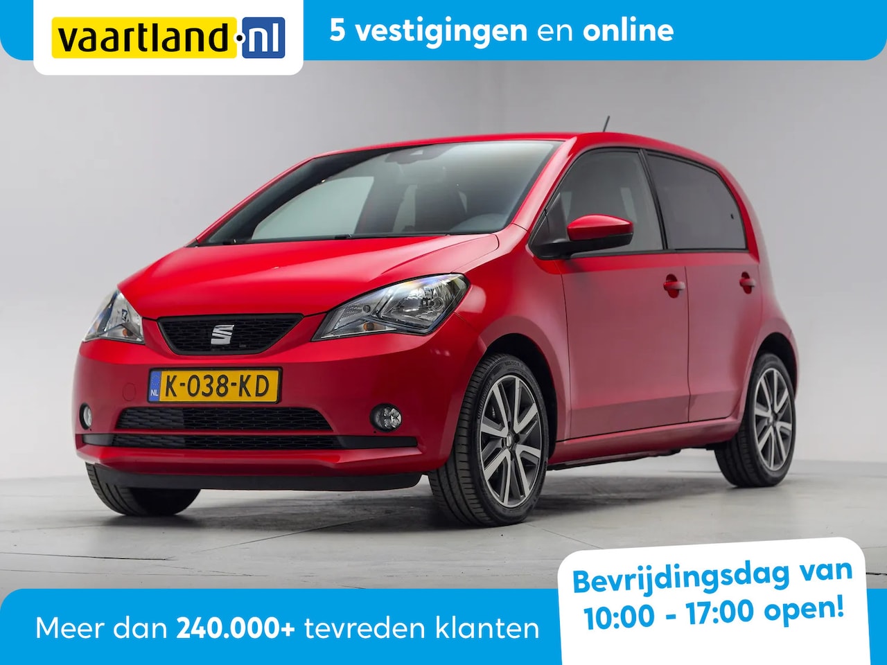 SEAT Mii Electric - 5-drs [ Climate control PDC Cruise control Stoelverwarming Bluetooth ] - AutoWereld.nl