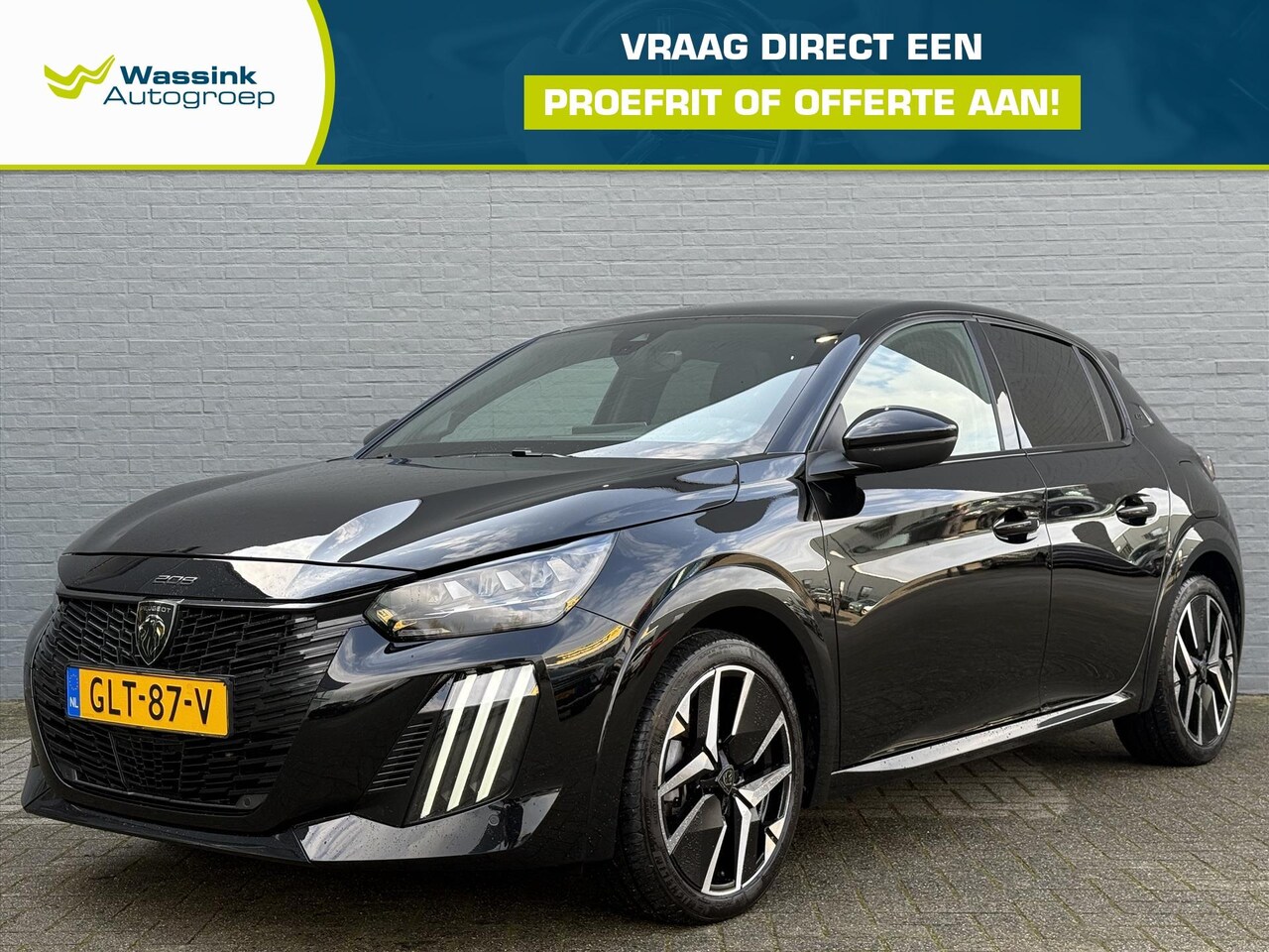 Peugeot 208 - 1.2 Hybrid Automaat GT I Navigatie I Panoramadak | Cruise Control | Climate Control | Draa - AutoWereld.nl