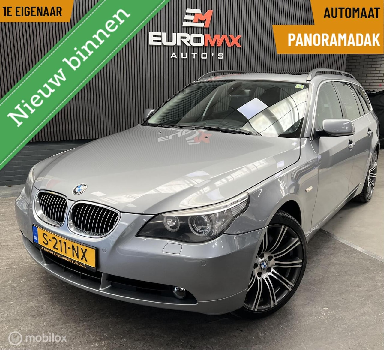 BMW 5-serie Touring - 530xi Automaat - Leder - Panorama - Luxe - AutoWereld.nl