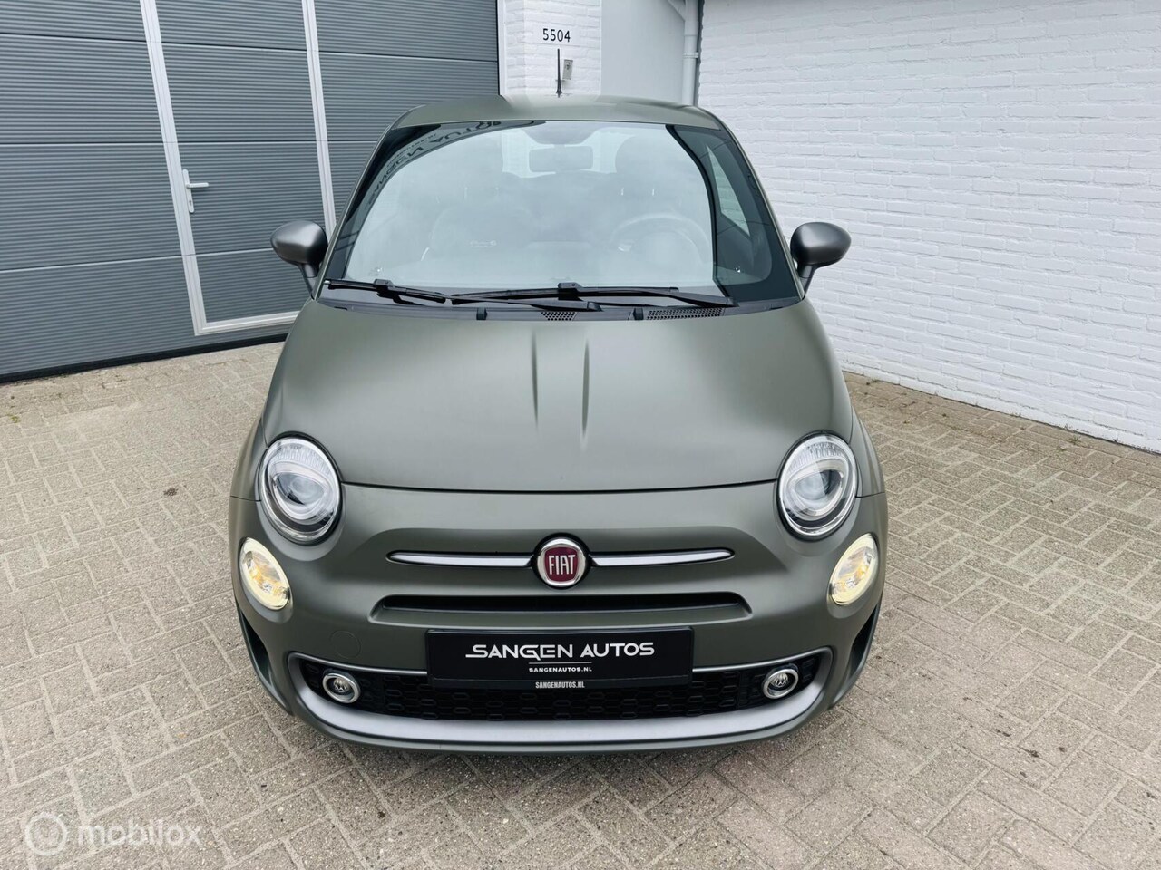 Fiat 500 - 1.2 Sport Mat groen Carplay Leer - AutoWereld.nl