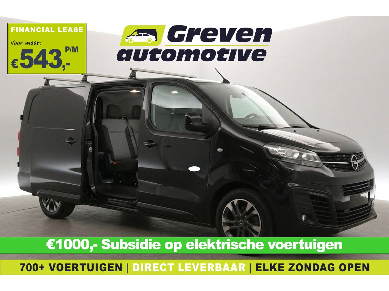 Opel Vivaro-e - L3H1 75 kWh | VERWACHT | Dubbele Cabine | Elektrisch | Airco | Cruise - AutoWereld.nl