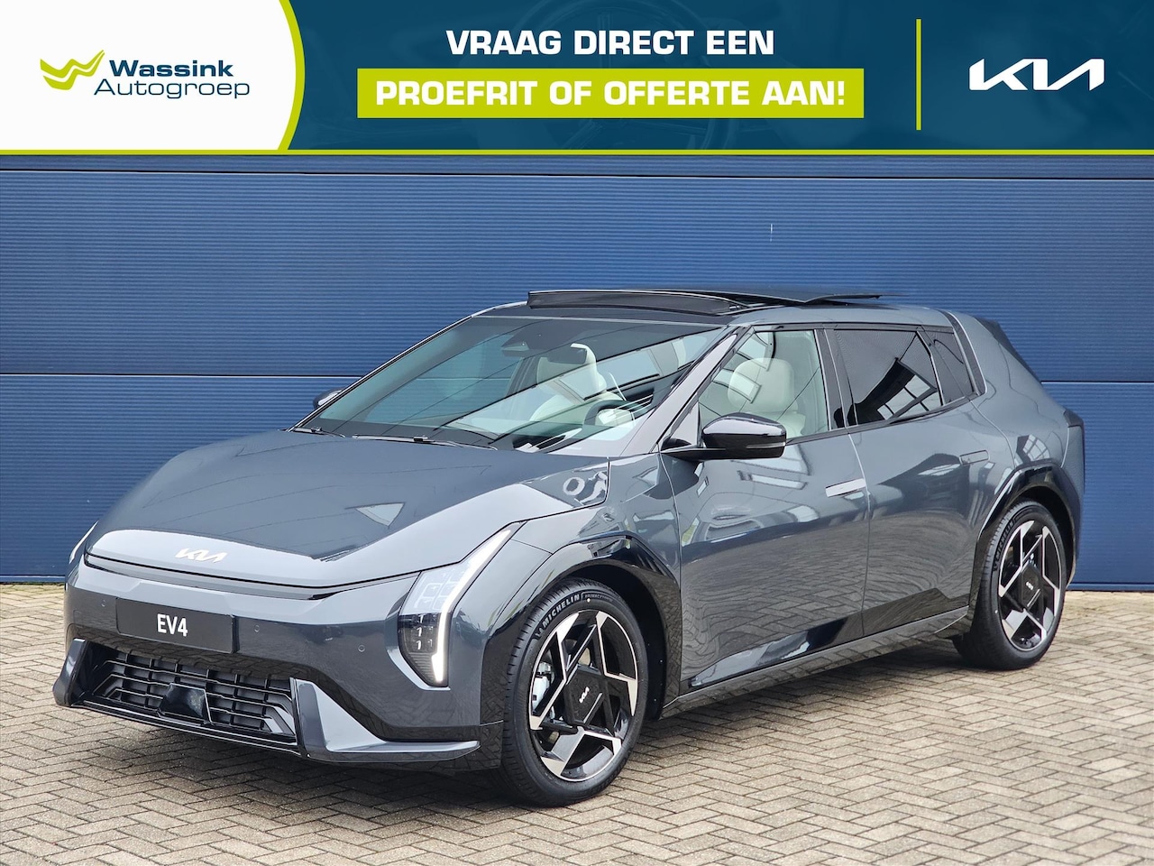 Kia EV4 - 81,4 kWh 204PK GT-Line | Navigatie | Stoelverwarming | Parkeersensoren | Parkeercamera | L - AutoWereld.nl