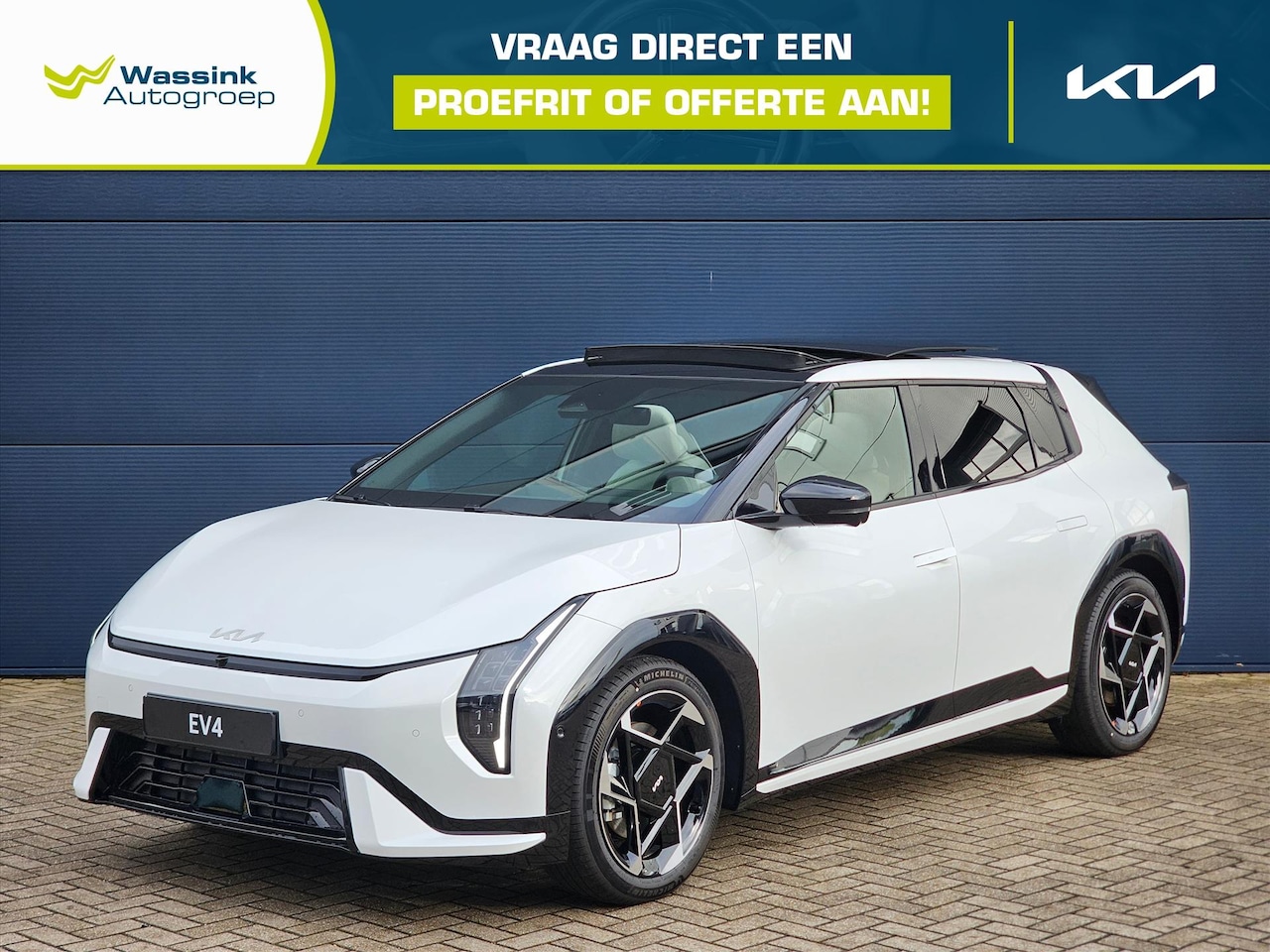 Kia EV4 - 81,4 kWh 204PK GT-PlusLine | Navigatie | Stoelverwarming | 360 camera | Parkeersensoren | - AutoWereld.nl