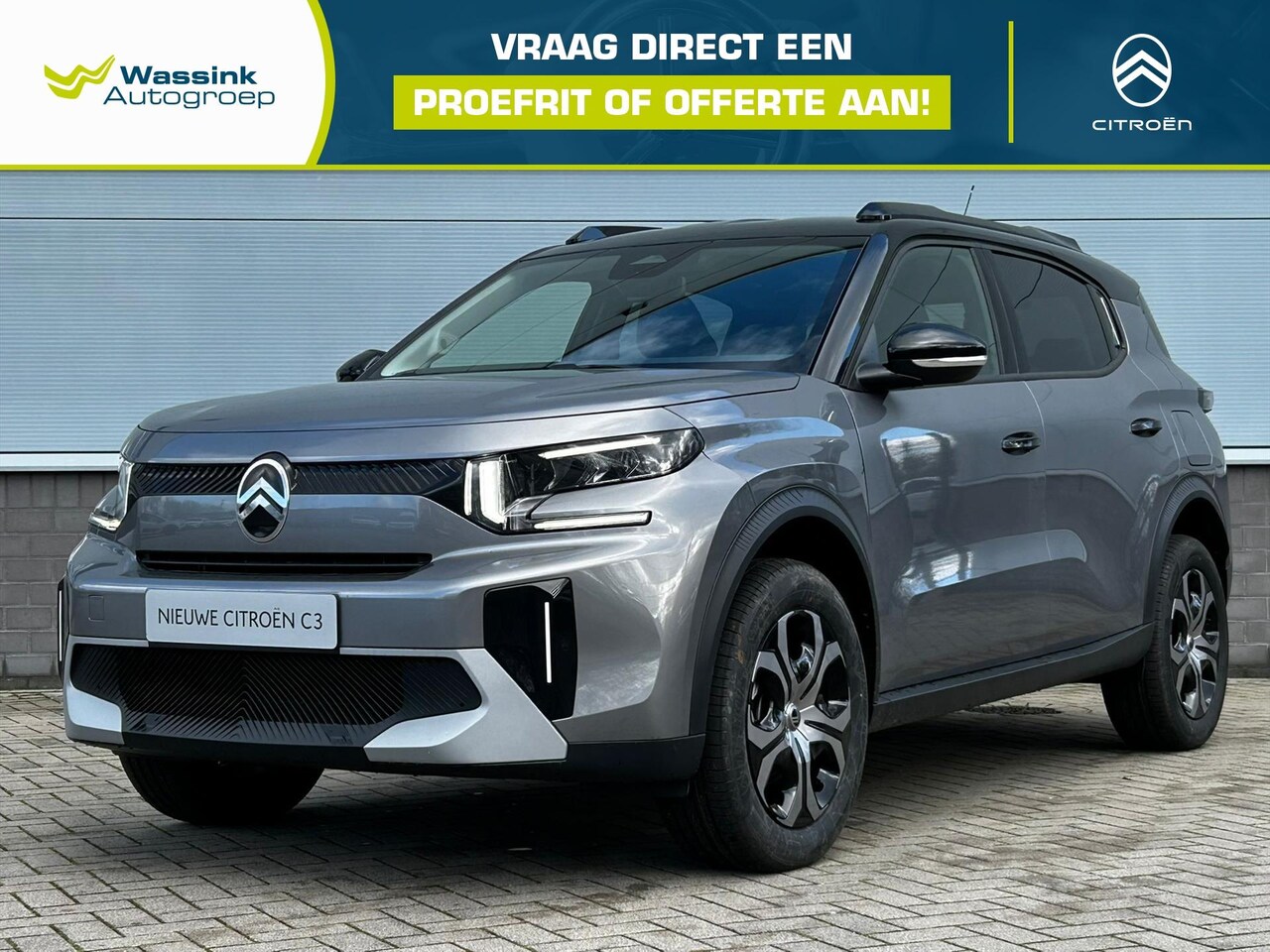 Citroën C3 Aircross - Hybrid 145 pk e-DCS 7 zitter Plus | 3e zitrij | Climate control | Achteruitrijcamera | App - AutoWereld.nl